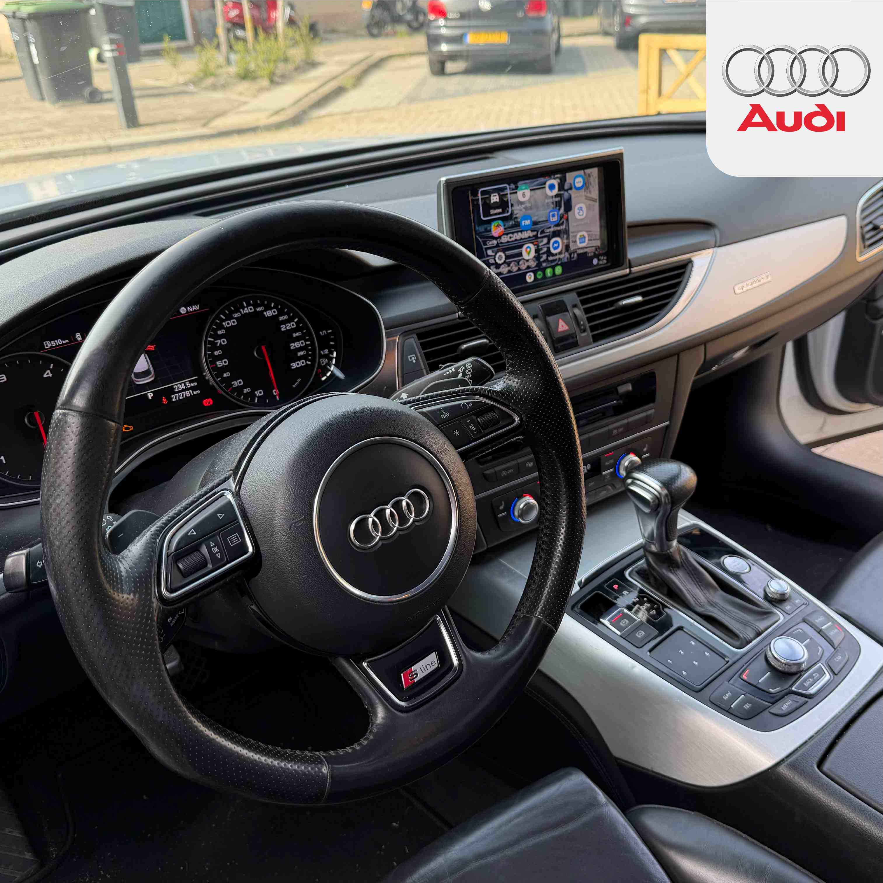 Apple CarPlay in een Audi A6