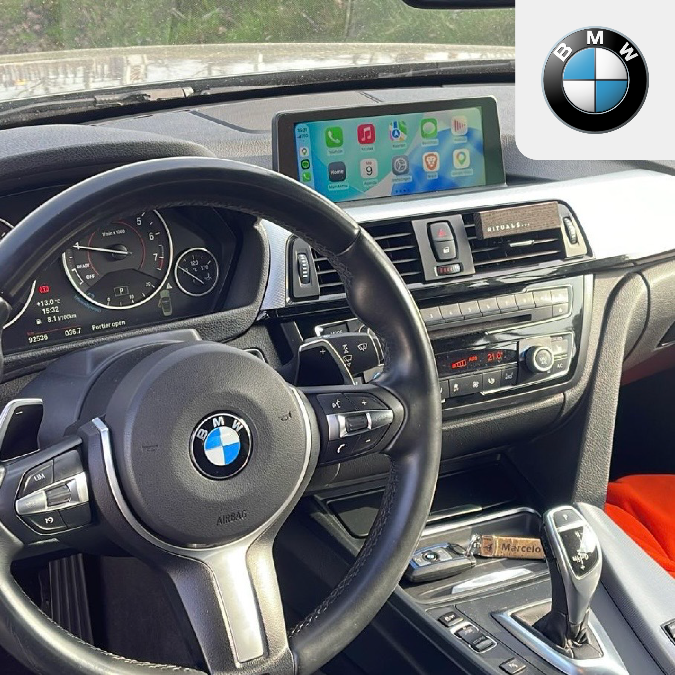Apple CarPlay in een BMW 4-Serie