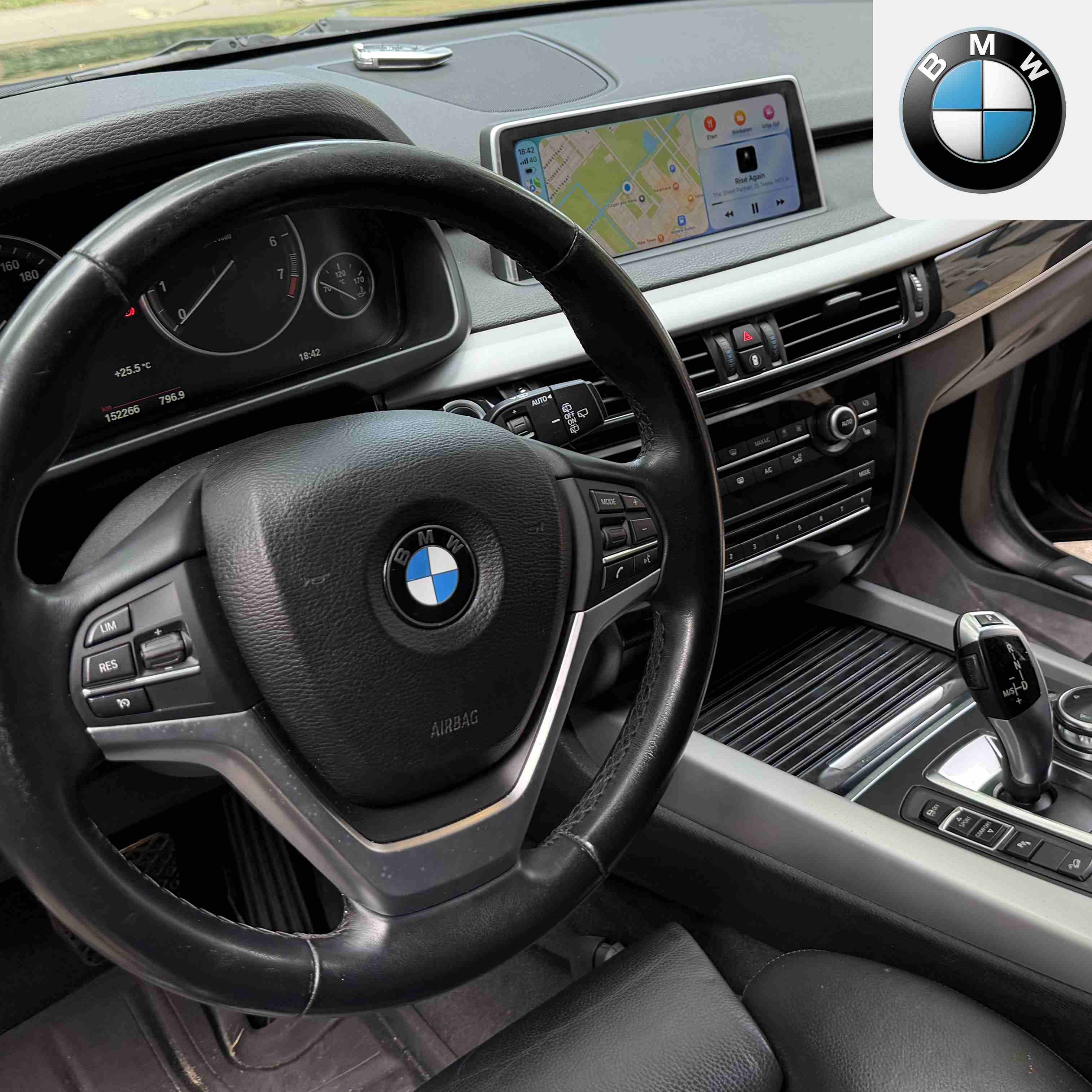 Apple CarPlay in een BMW X5