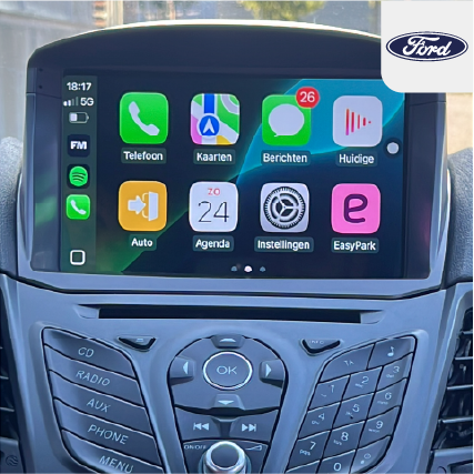 Apple CarPlay in een Ford Fiesta