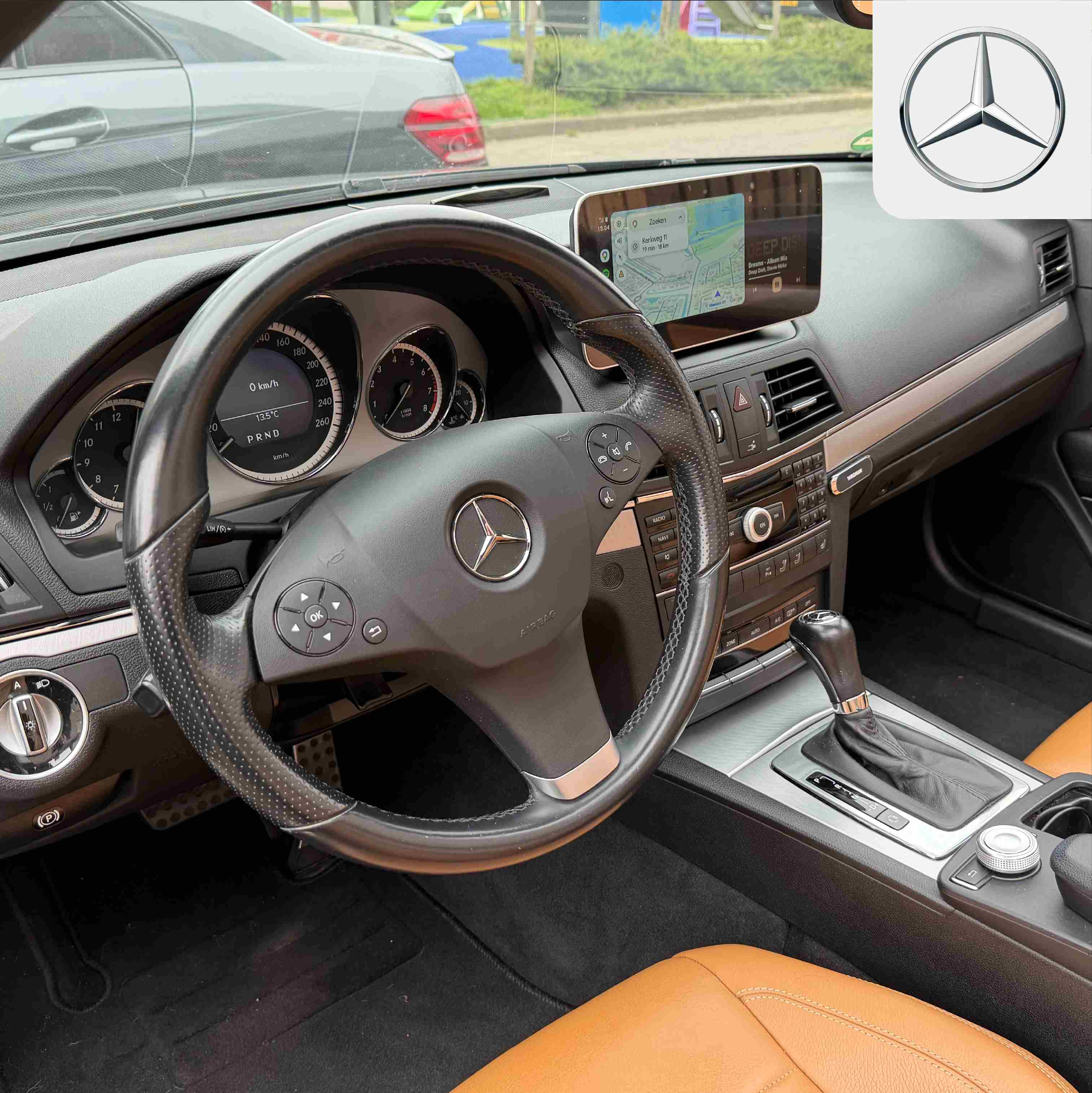 Apple CarPlay in een Mercedes-Benz E-Klasse