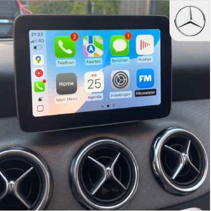 Apple CarPlay in een Mercedes-Benz GLA