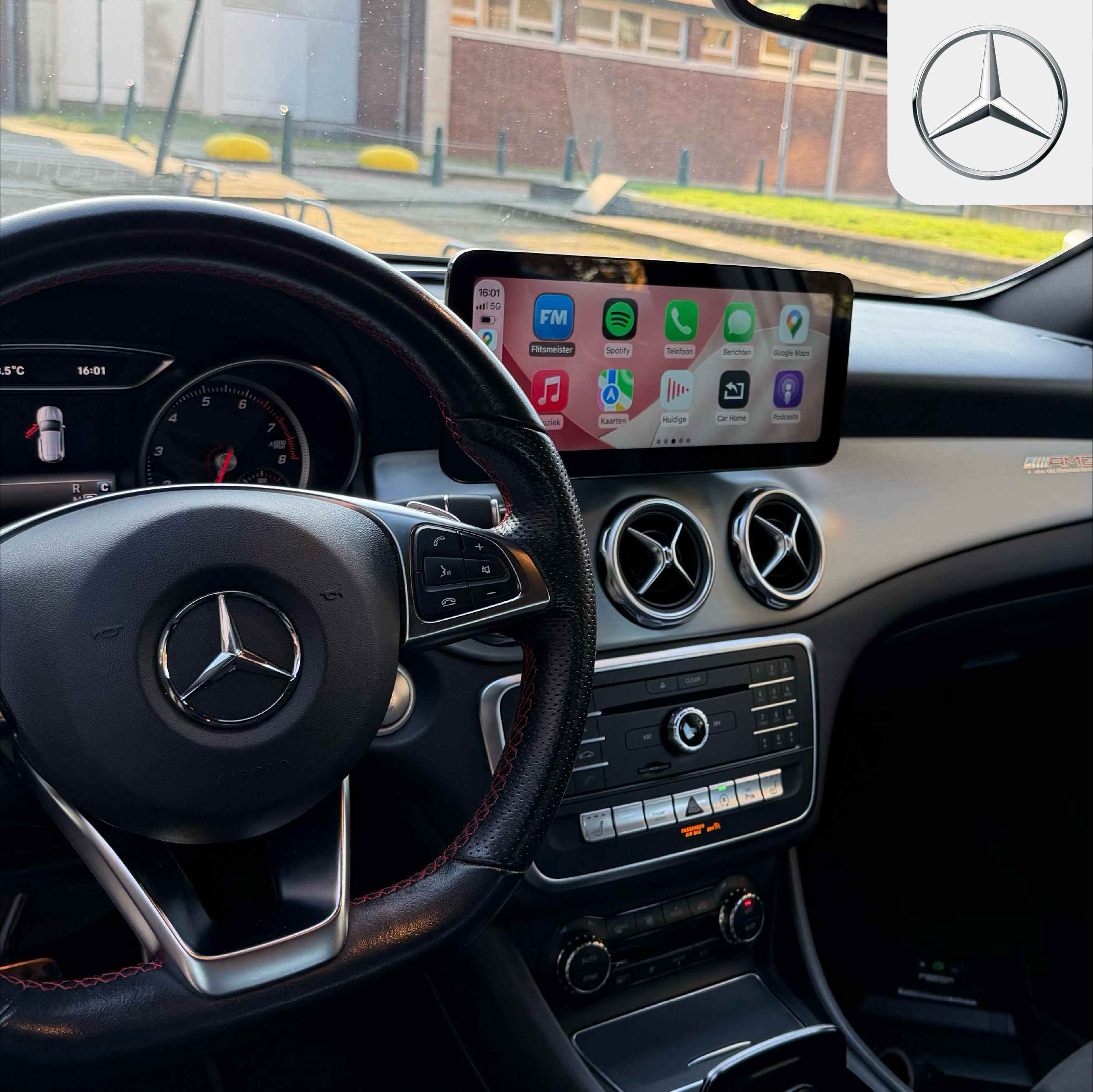 Apple CarPlay in een Mercedes-Benz GLA