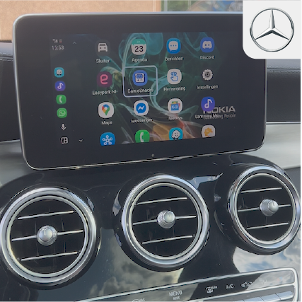 Apple CarPlay in een Mercedes-Benz GLC